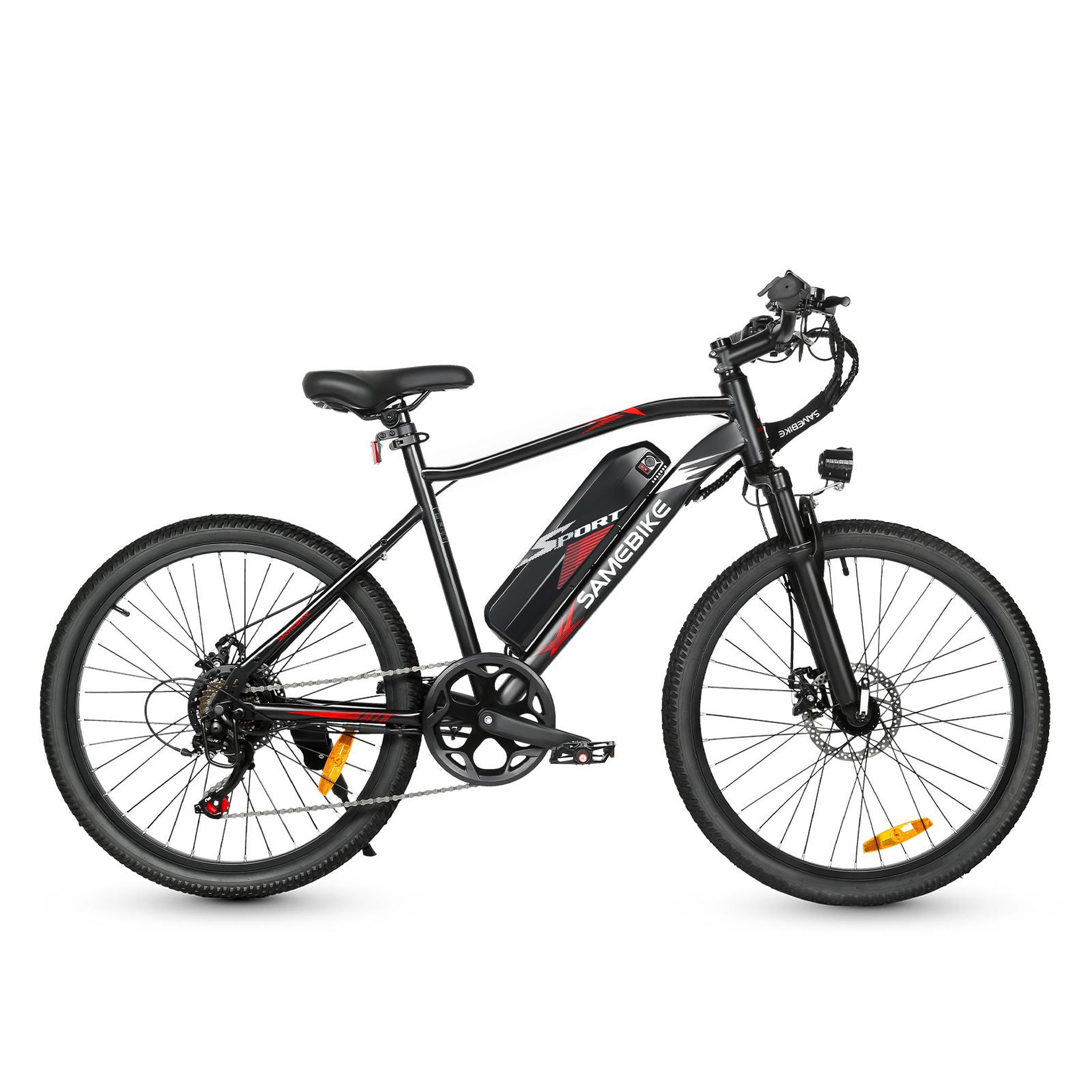 Voir la diapositive 2 : SAMEBIKE VTT électrique SAMEBIKE EBE2 24 , capteur de couple, batterie 36V 13Ah