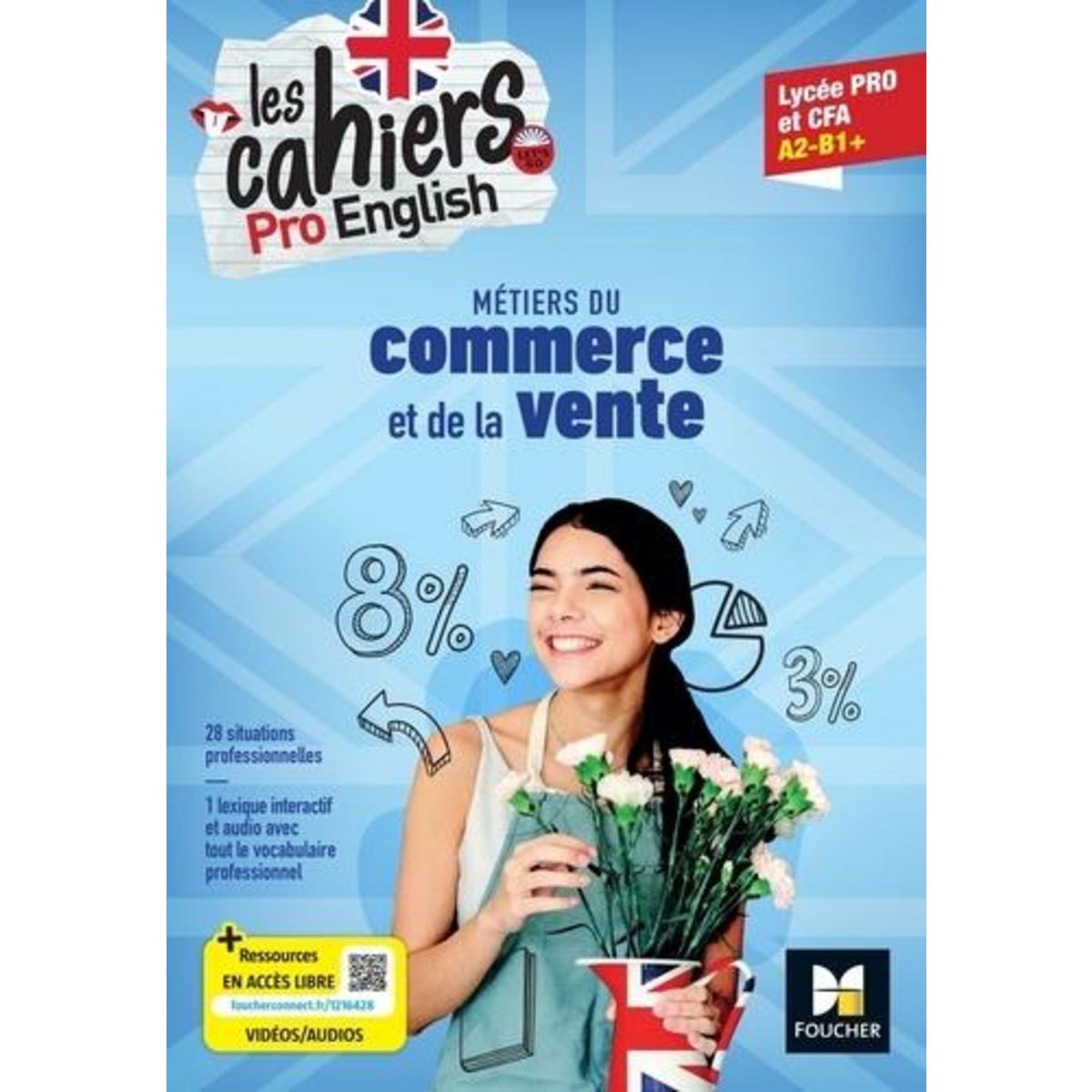 METIERS DU COMMERCE ET DE LA VENTE LYCEE PRO ET CFA A2-B1+ LES CAHIERS PRO ENGLISH, Ritter Sabine