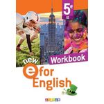 NEW E FOR ENGLISH 5E A2. WORKBOOK, EDITION 2022, Herment Mélanie