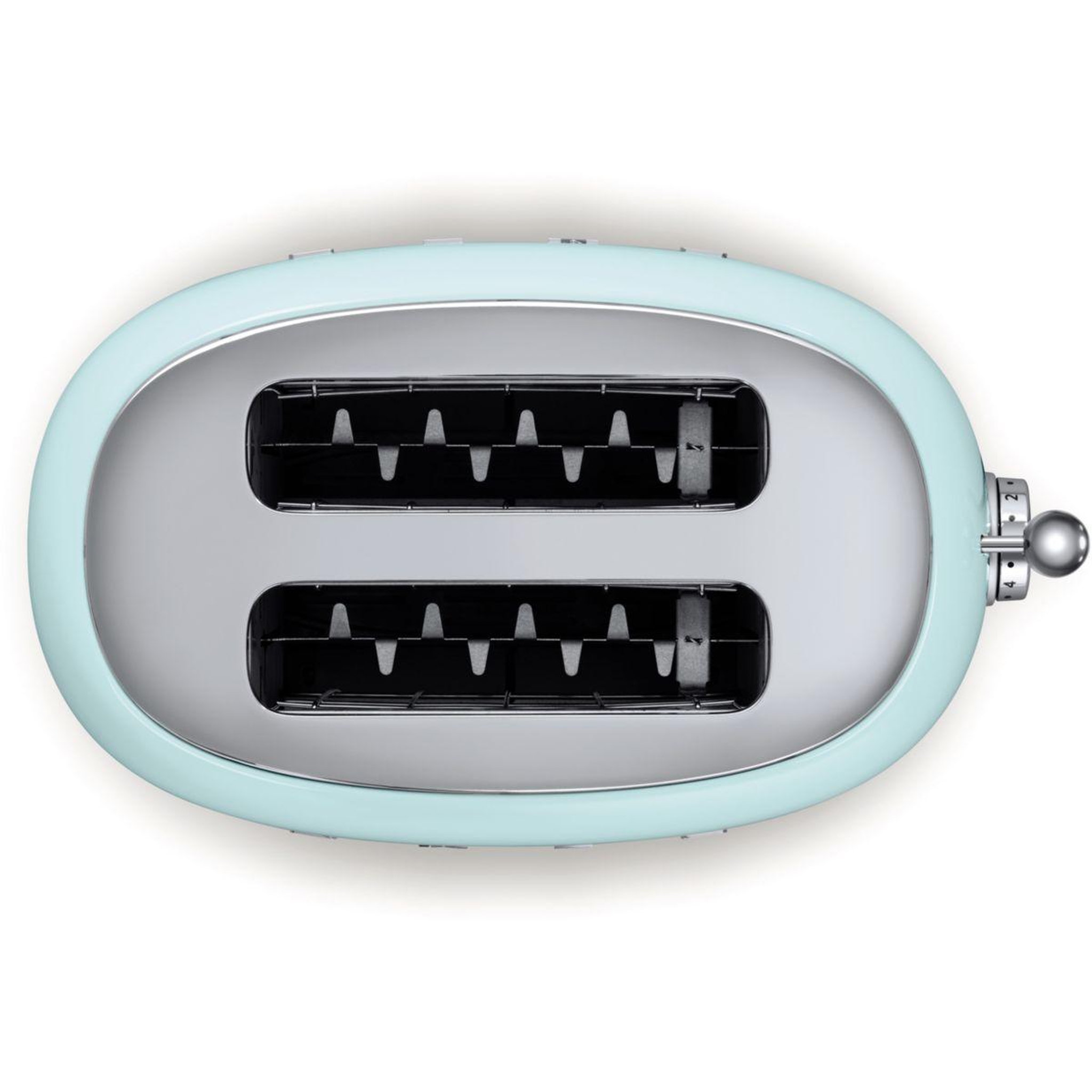 Voir la diapositive 3 : SMEG Grille-pain tsf01pgeu vert d'eau