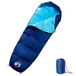 VIDAXL Sac de couchage momie pour adultes camping 3 saisons