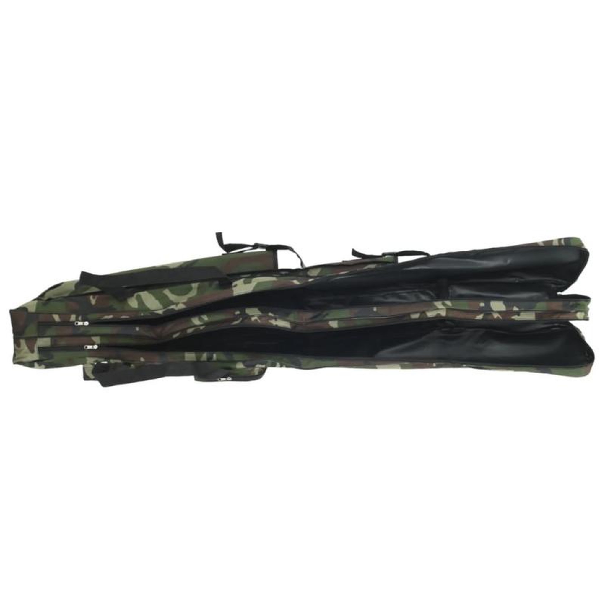 Voir la diapositive 2 : VIDAXL Sac de canne à pêche vert camouflage 160 cm tissu oxford