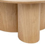 Voir la diapositive 2 : ATMOSPHERA Table Basse Design  Aliona  80cm Naturel