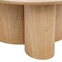 Voir la diapositive 2 : ATMOSPHERA Table Basse Design  Aliona  80cm Naturel