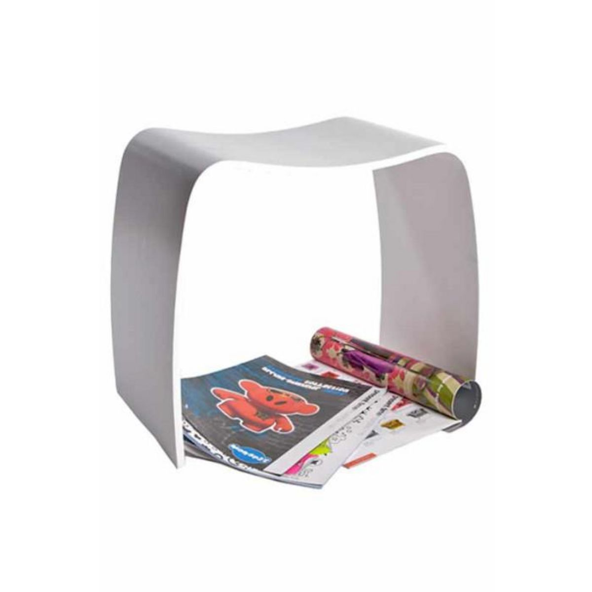Paris Prix Tabouret Design  Oméga  47cm Blanc