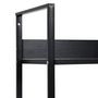 Voir la diapositive 5 : VIDAXL Bibliotheque a 4 niveaux noir 60x27,6x124,5cm bois d'ingenierie