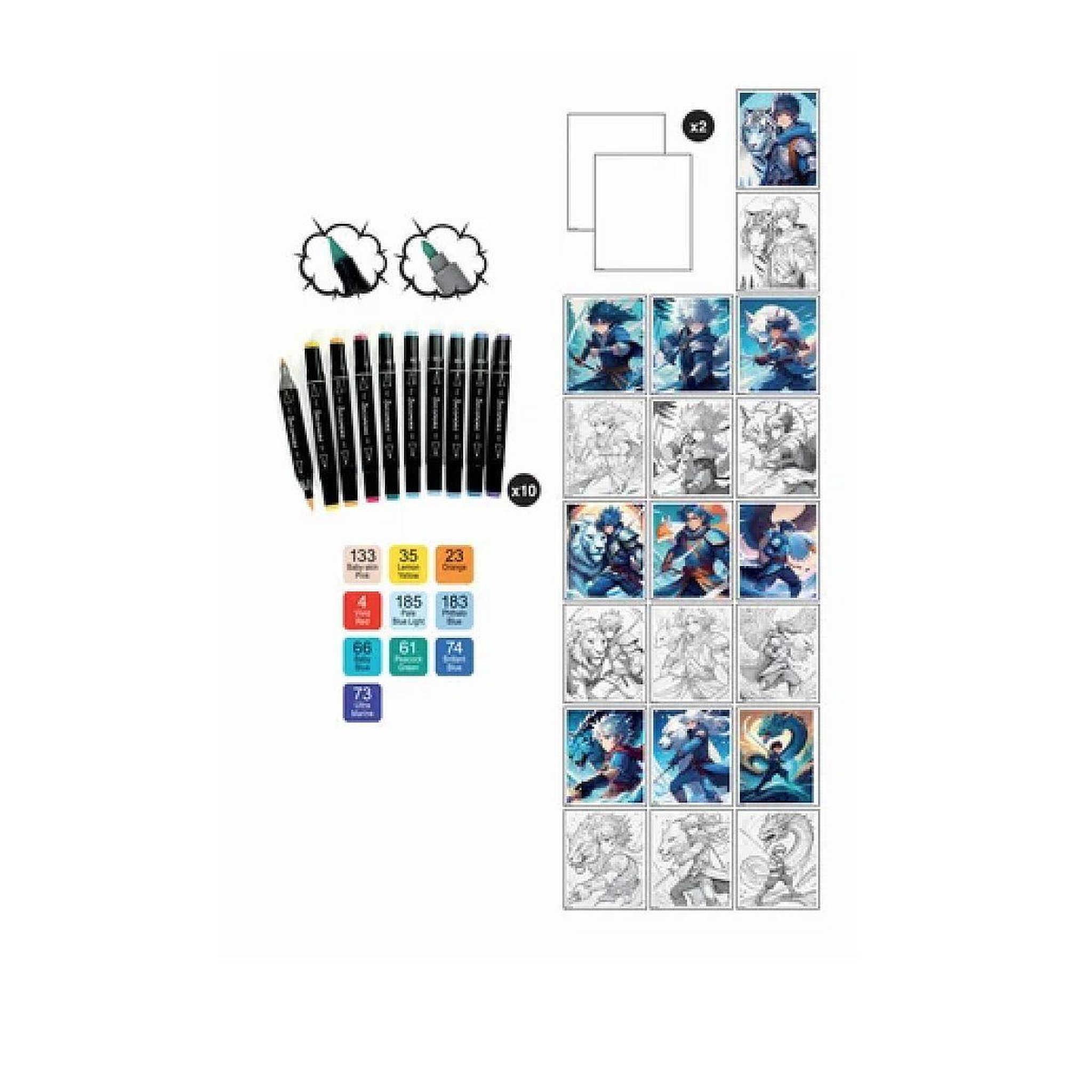 Voir la diapositive 2 : Au Sycomore Manga - gm - layout et marqueur  - arts martiaux