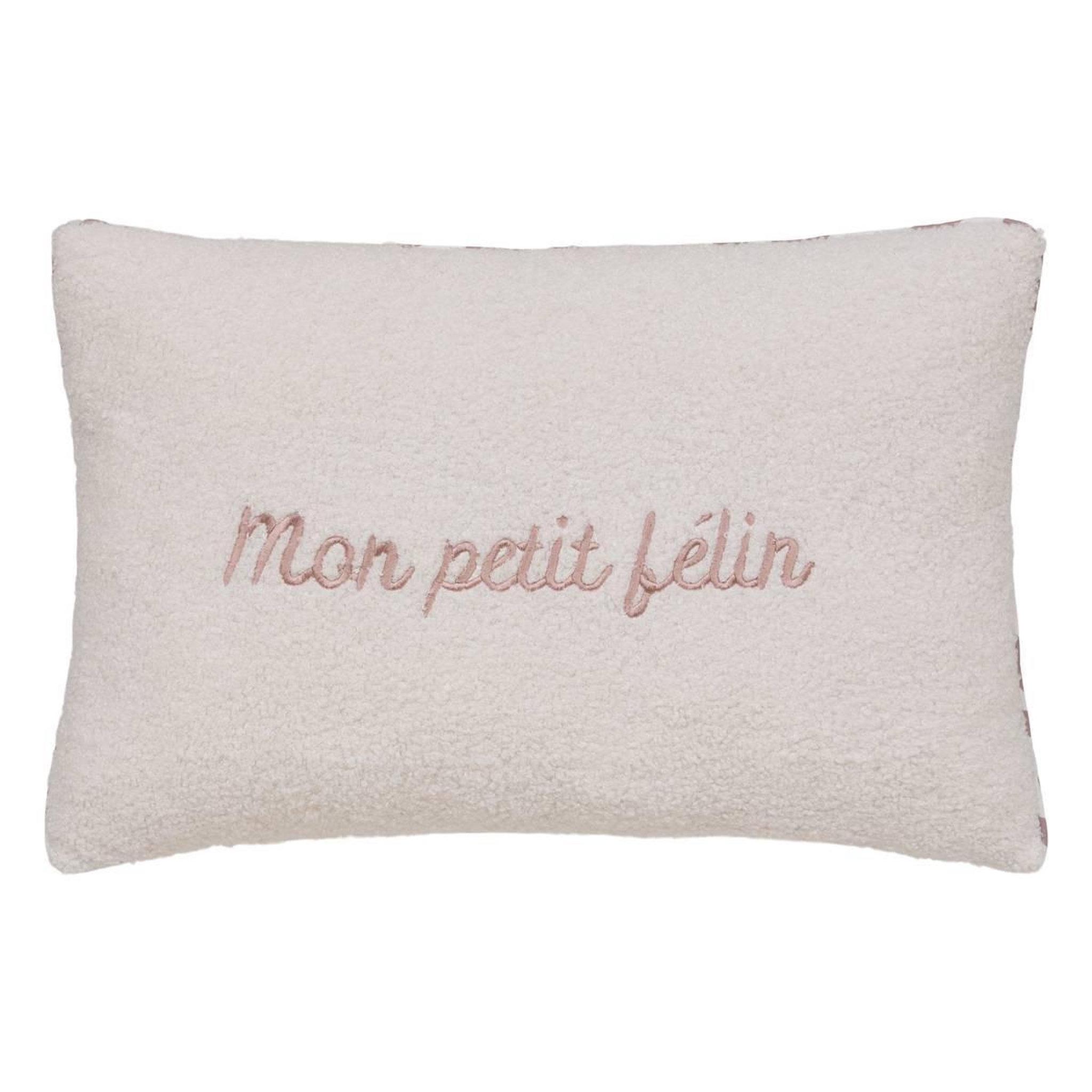 Atmosphera Kids Coussin déco enfant bouclette  jaiko  38x58cm rose