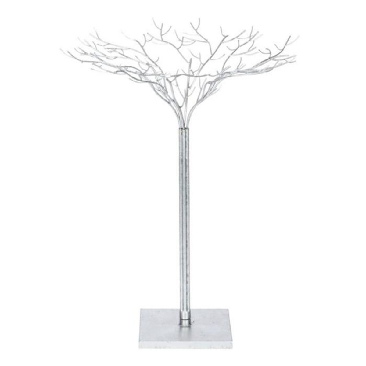 Paris Prix Statuette Déco en Fer Forgé  Arbre  80cm Argent