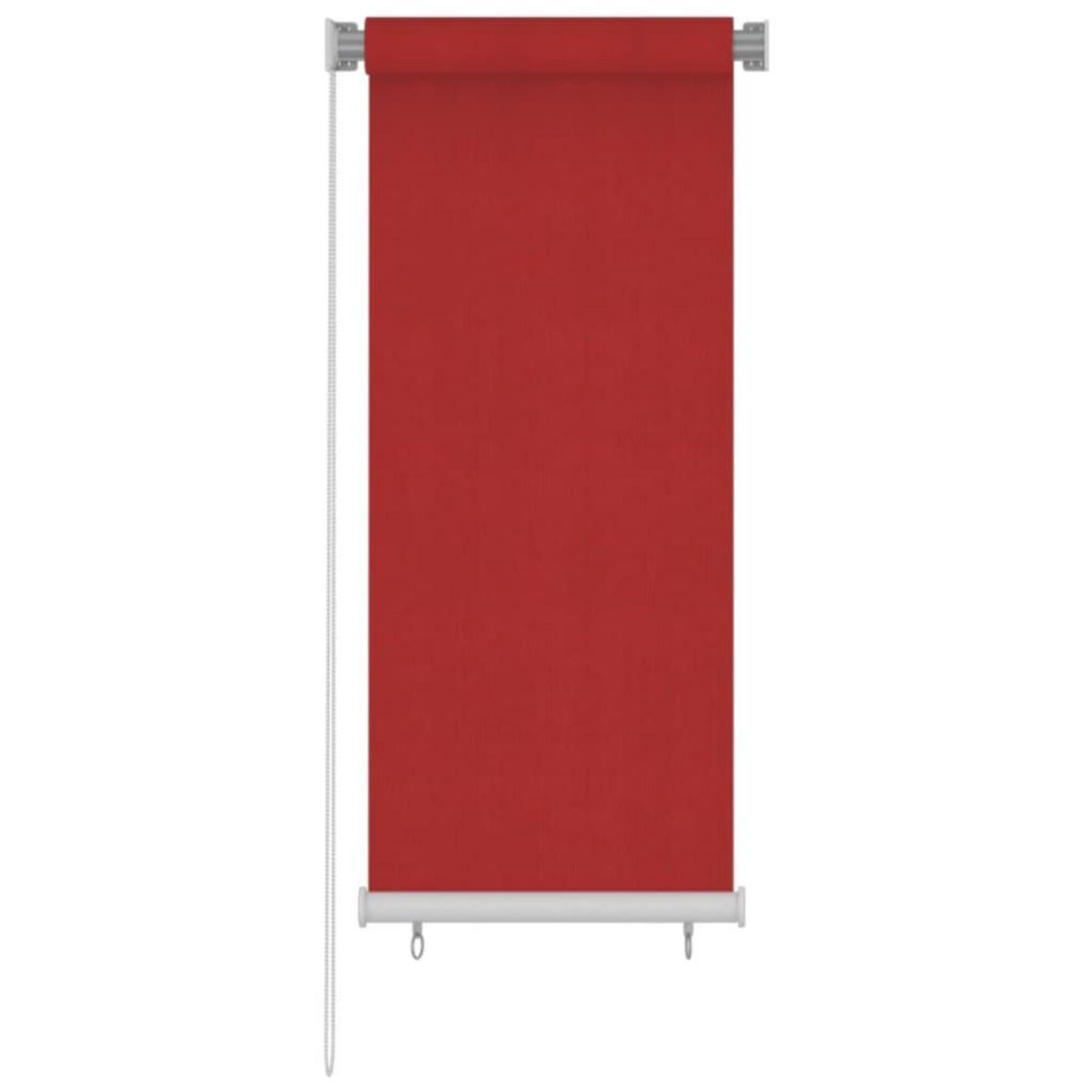 VIDAXL Store roulant d'exterieur 60x140 cm Rouge PEHD