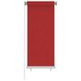 Voir la diapositive 1 : VIDAXL Store roulant d'exterieur 60x140 cm Rouge PEHD