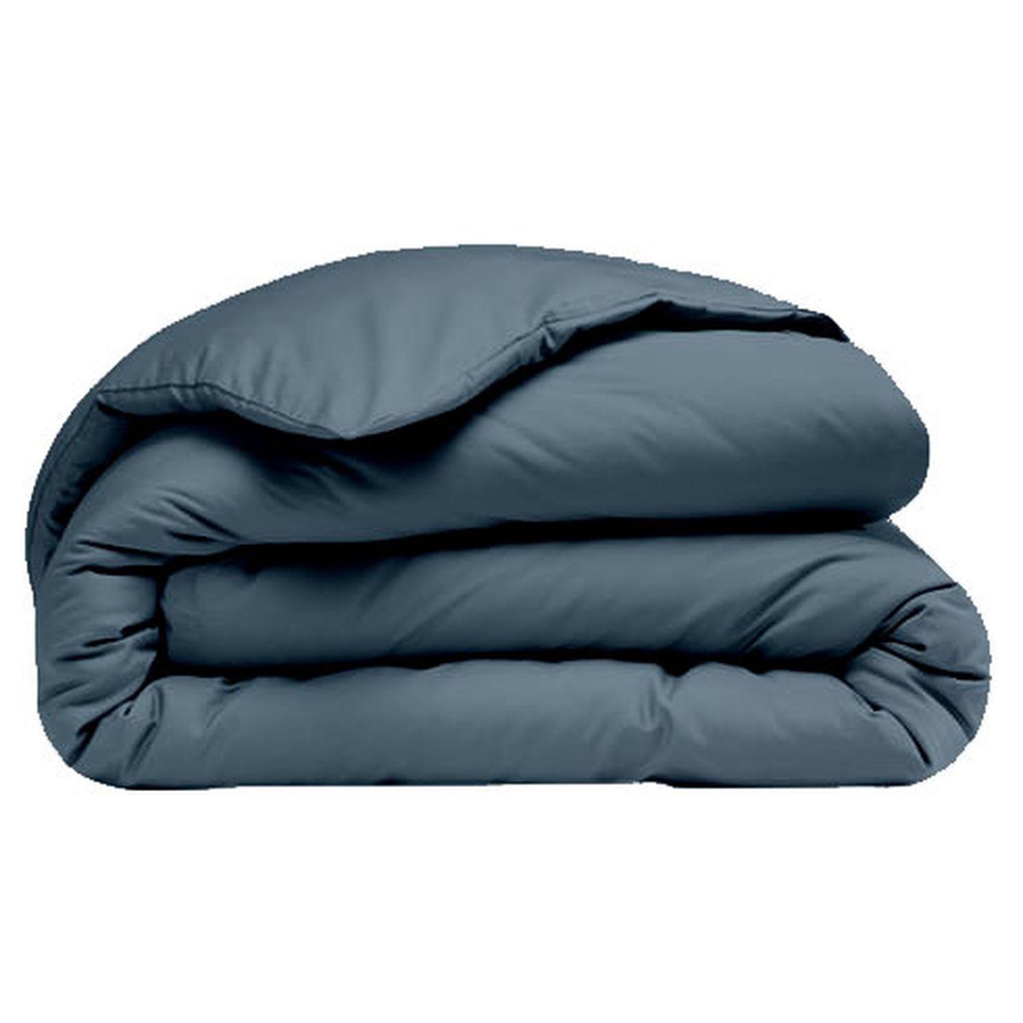 Voir la diapositive 1 : ACTUEL Housse de couette unie en percale de coton 70 fils - collection permanente