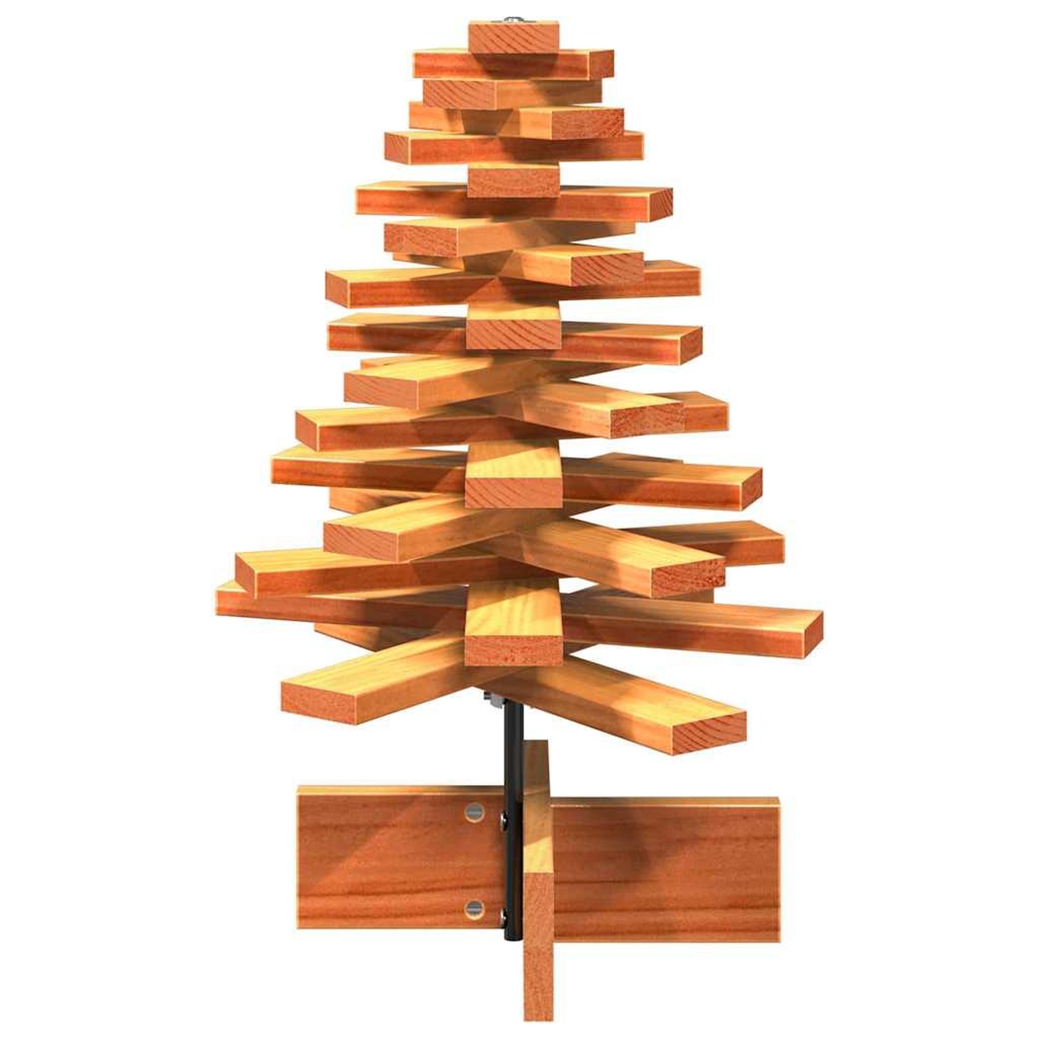 Voir la diapositive 4 : VIDAXL Arbre de Noël en bois pour decoration 60 cm bois de pin massif