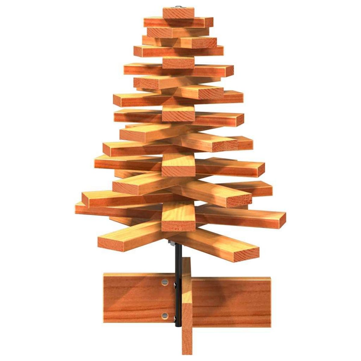 VIDAXL Arbre de Noël en bois pour decoration 60 cm bois de pin massif