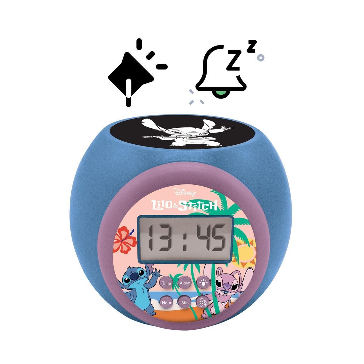 Lexibook Réveil Projecteur Stitch