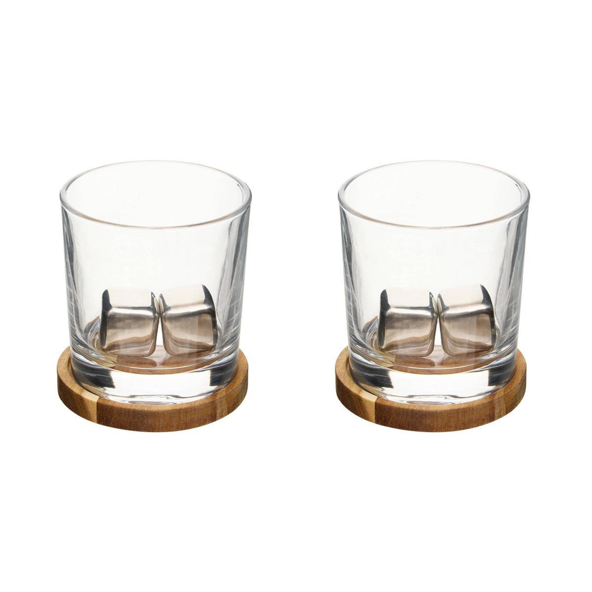 SECRET DE GOURMET Coffret whisky 8 pièces  jules  9cm transparent