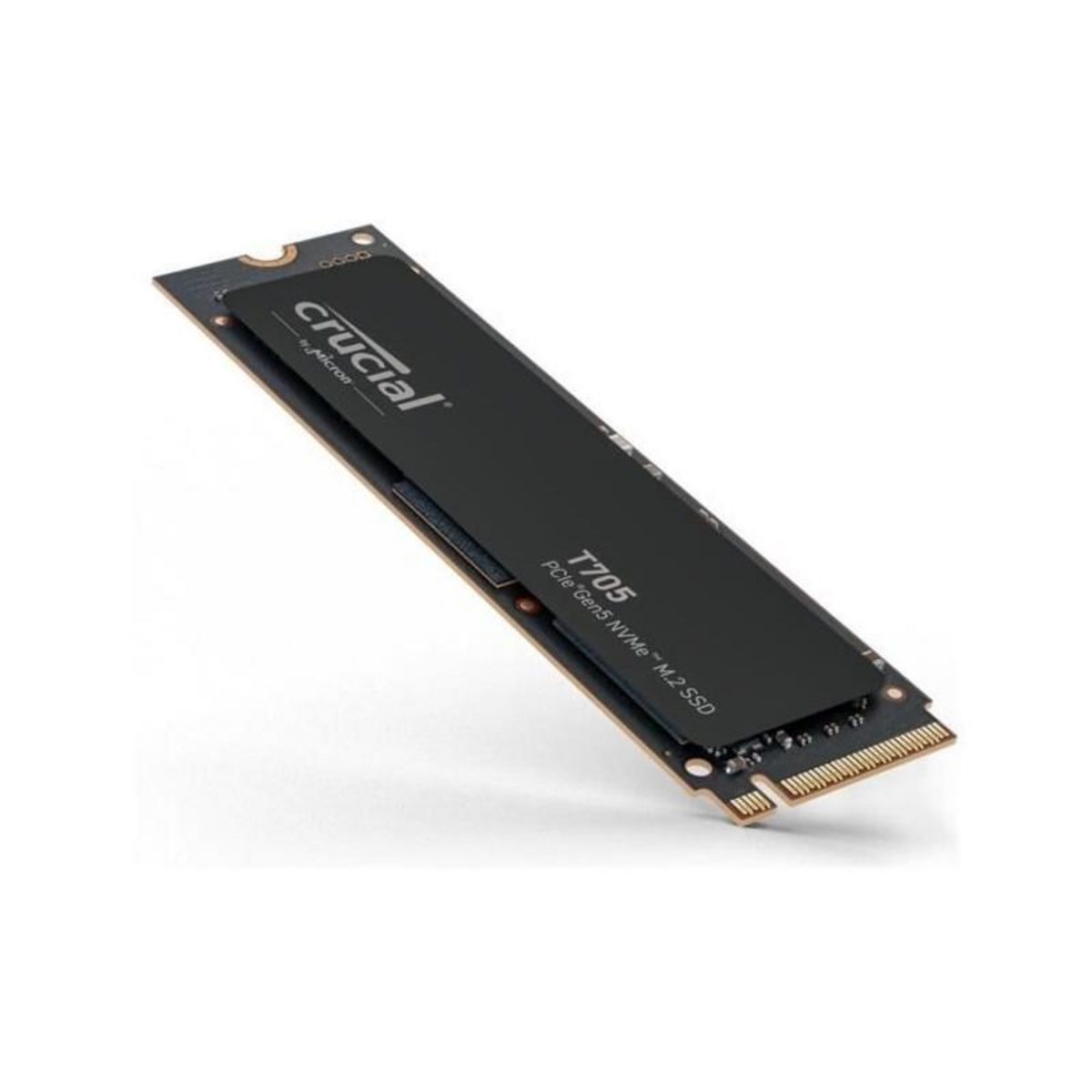 Crucial SSD Interne Gaming - CRUCIAL - T705 SSD 1To PCIe Gen5 NVMe M.2 (2024) - Rétrocompatibilité PCIe 3.0 et 4.0 - CT1000T705SSD3
