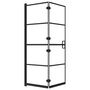 Voir la diapositive 2 : VIDAXL Cabine de douche pliable ESG 100x140 cm Noir