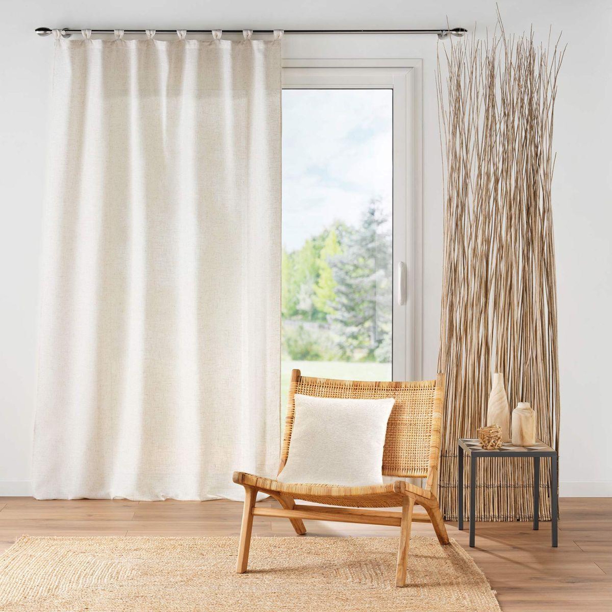 Voir la diapositive 5 : Douceur d'Intérieur Coussin déco  pauline  45x45cm naturel