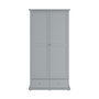 Voir la diapositive 4 : Armoire 2 portes 2 tiroirs L104cm NESRINE