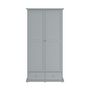 Voir la diapositive 4 : Armoire 2 portes 2 tiroirs L104cm NESRINE