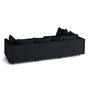 Voir la diapositive 4 : LISA DESIGN Edinburg - canapé modulable d'angle réversible 4 places - en velours côtelé
