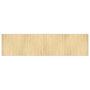 Voir la diapositive 2 : VIDAXL Tapis rectangulaire naturel clair 100x400 cm bambou