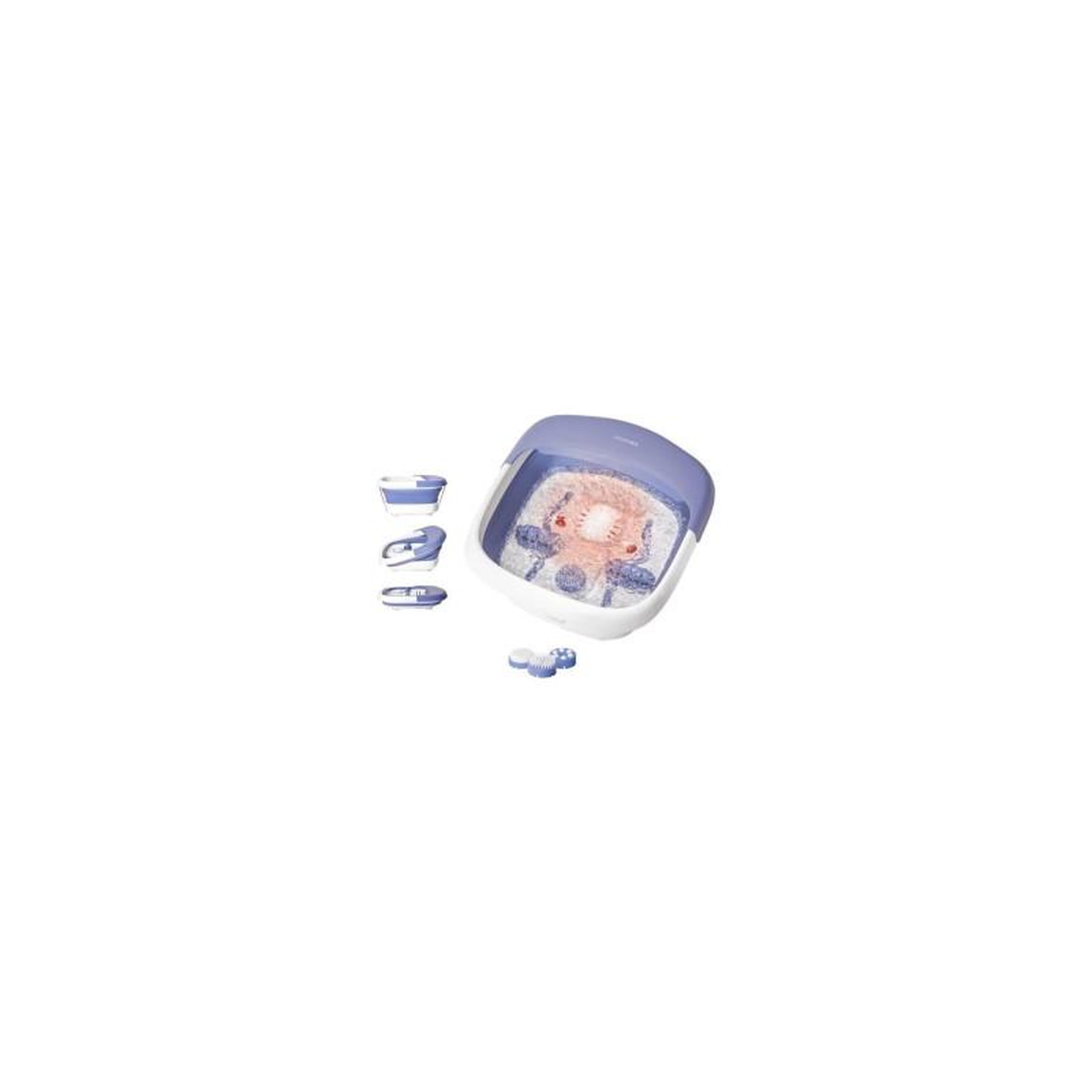 Lanaform LANAFORM HEAT + FOLD SPA - Appareil de massage des pieds - Pliable et chauffant - Set de pedicure inclus