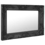 Voir la diapositive 2 : VIDAXL Miroir mural style baroque 60x40 cm noir