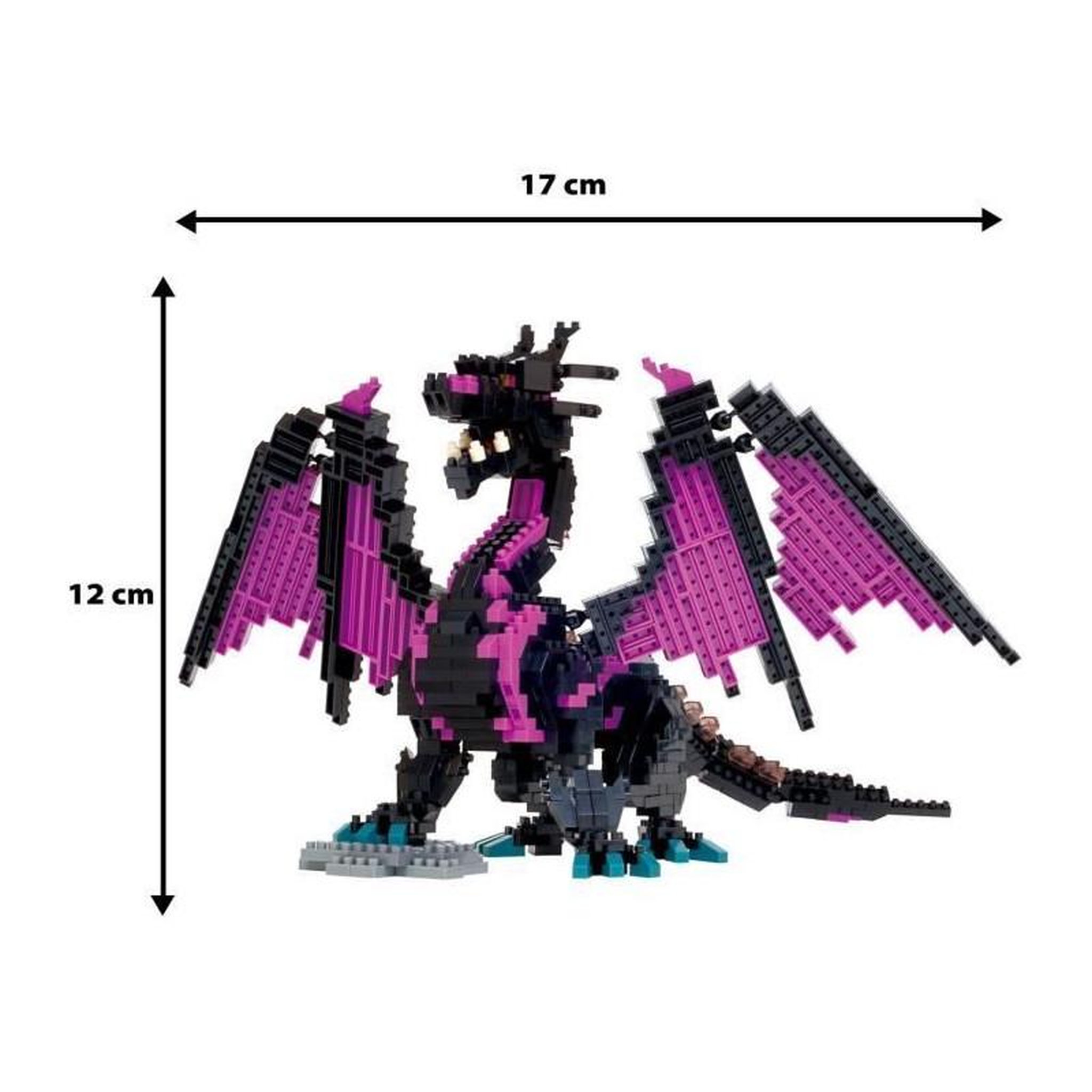 Voir la diapositive 2 : BANDAI Figurine en briques - BANDAI - NANOBLOCK - Dragon Deluxe - 960 pcs