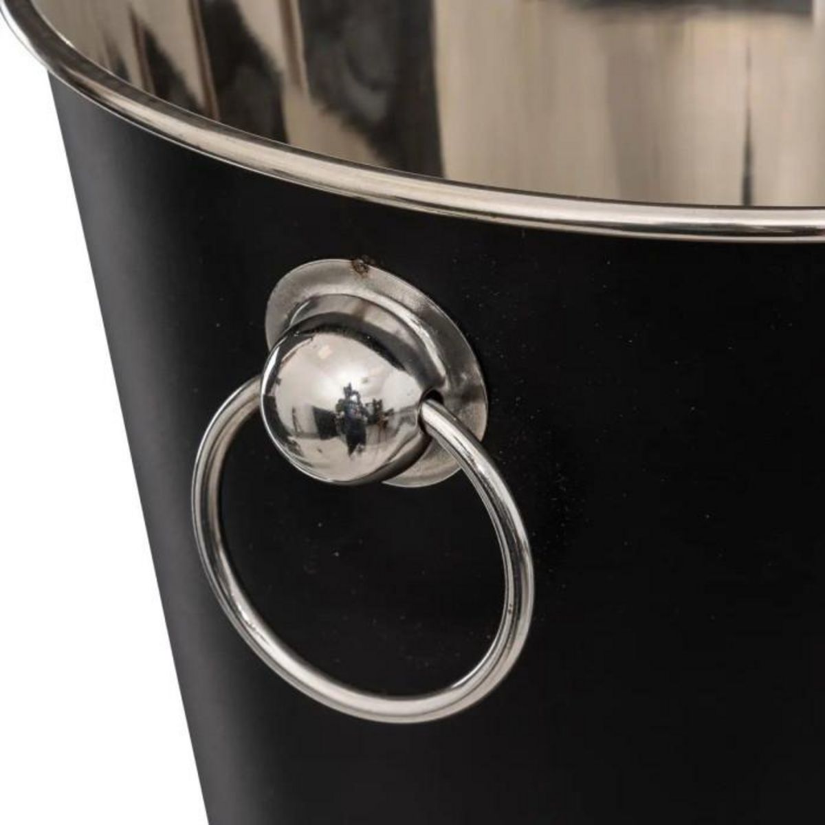 SECRET DE GOURMET Seau à Champagne  Café  22cm Noir