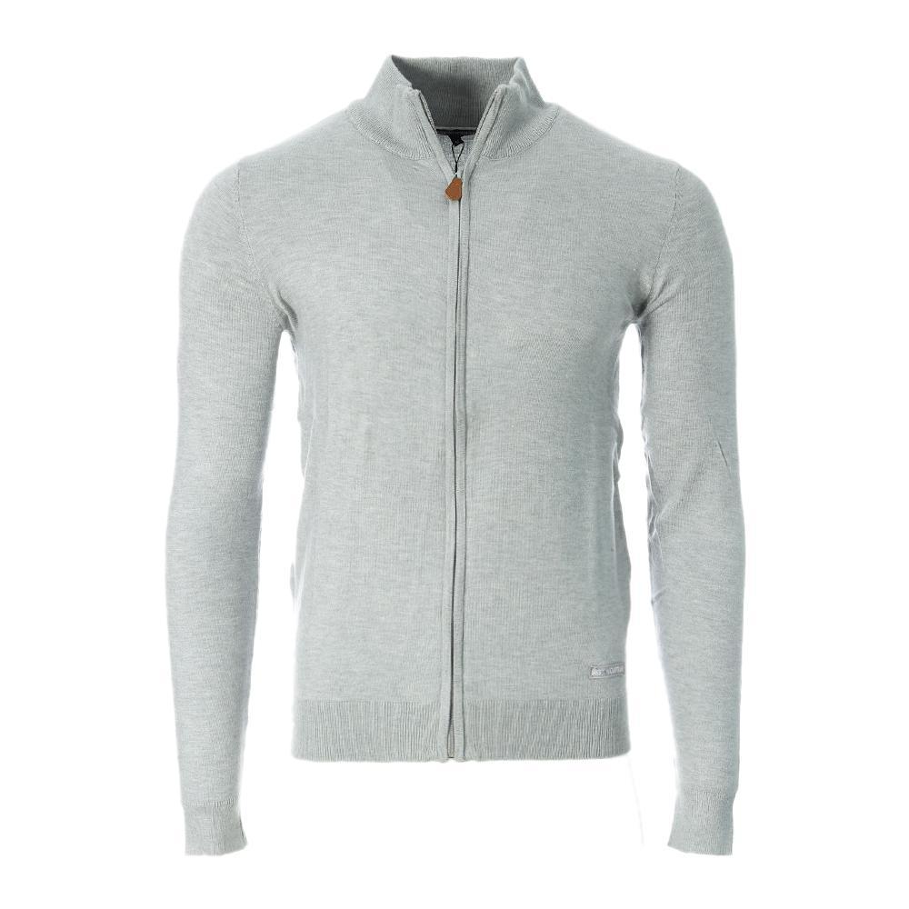 Pull Zippé Gris Homme Best Mountain 05-BEI