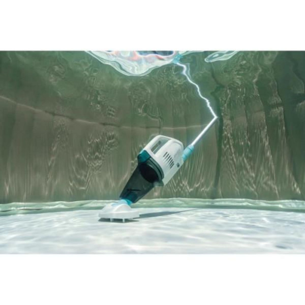 INTEX Nettoyeur pour piscine et spa INTEX ZR100 - Autonomie 50 mn - Chargeur USB + 2 brosses interchangeables inclus