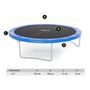 Voir la diapositive 5 : JUMP4FUN Coussin de rembourrage en PE pour Trampoline 5FT - 150cm - Bleu