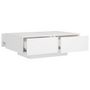 Voir la diapositive 5 : VIDAXL Table basse Blanc 90x60x31 cm Agglomere