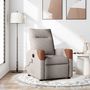 Voir la diapositive 1 : VIDAXL Fauteuil de massage inclinable Taupe Tissu