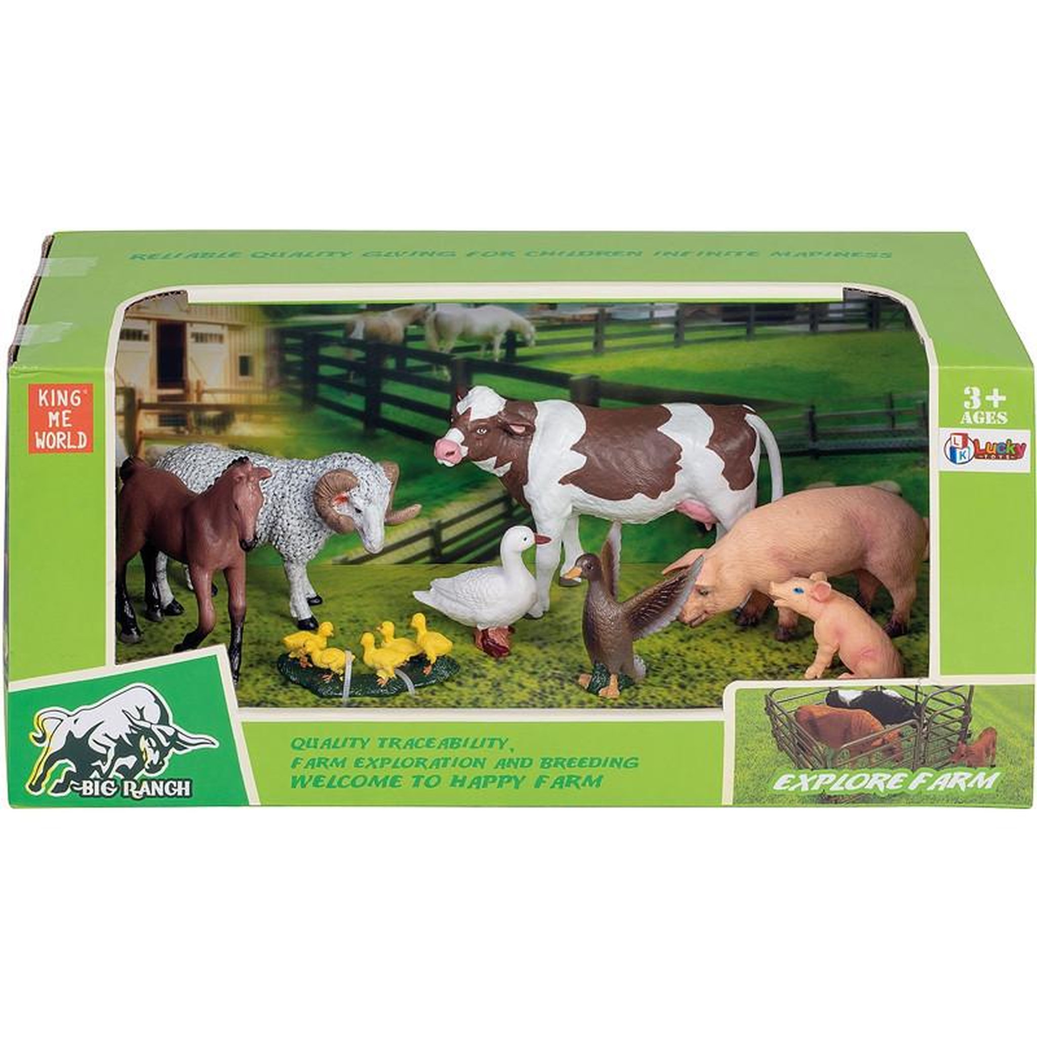 Voir la diapositive 2 : 7 ANIMAUX FERME ASSORTIMENT ABC 920024 9982