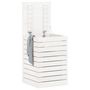 Voir la diapositive 3 : VIDAXL Panier a linge blanc 44x44x66 cm bois massif de pin