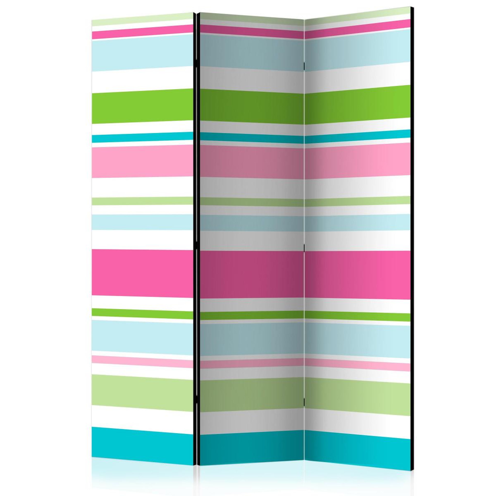 Paris Prix Paravent 3 volets  bright stripes  135x172cm