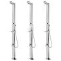 Voir la diapositive 2 : VIDAXL Douche de jardin 220 cm Acier inoxydable
