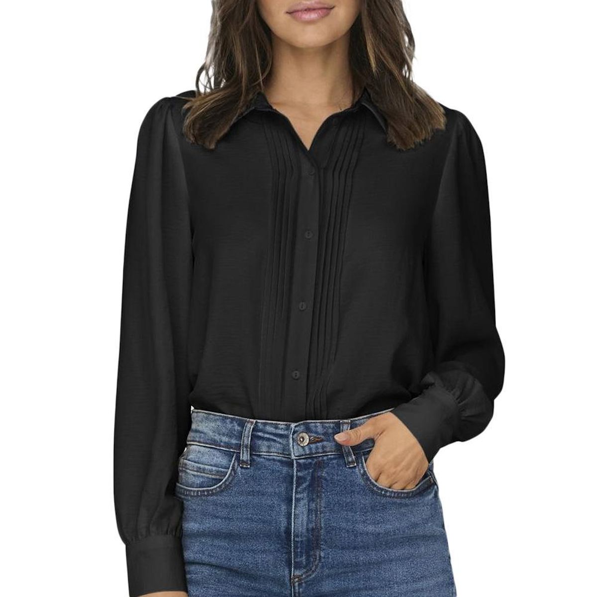 Jacqueline De Yong White Cotton Blouse main image 1