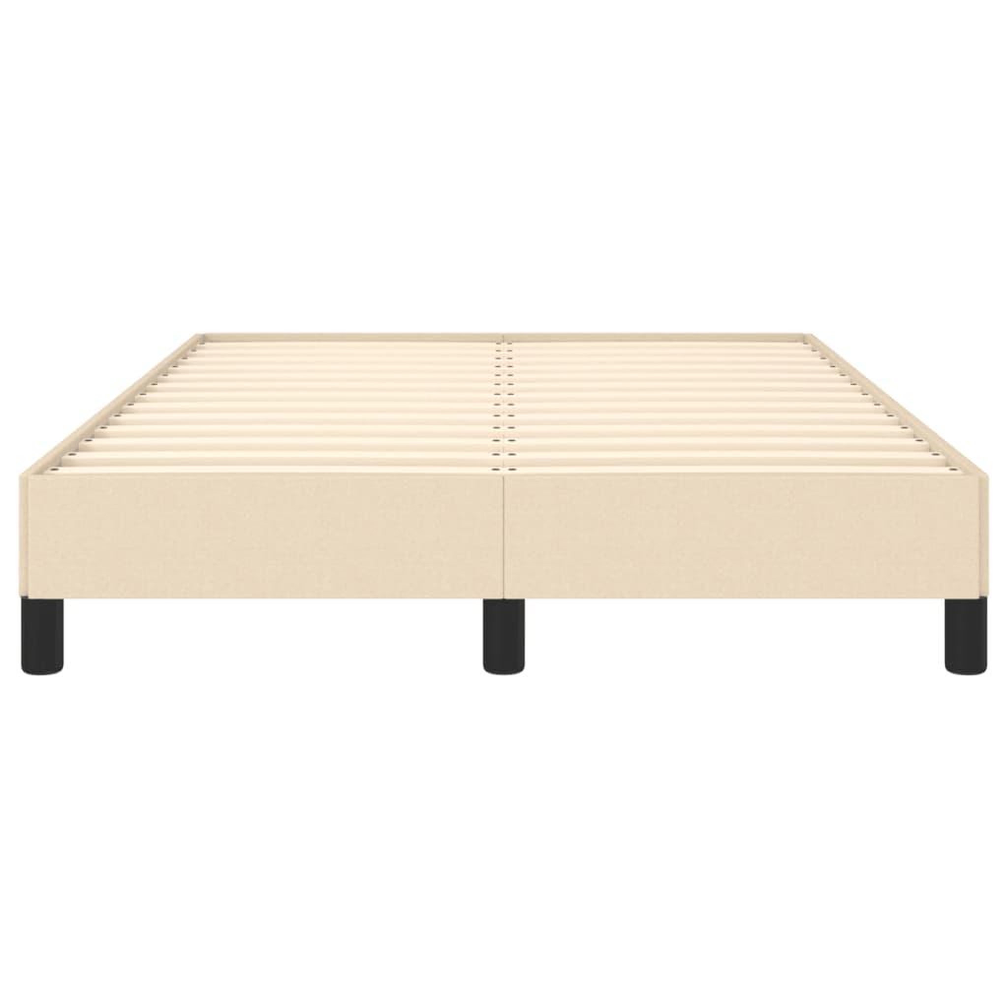 Voir la diapositive 5 : VIDAXL Cadre de lit sans matelas creme 120x190 cm tissu