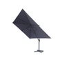 Voir la diapositive 5 : CONCEPT USINE Bundle parasol 3x4m déporté rotatif gris + housse CESARE