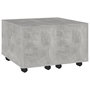 Voir la diapositive 3 : VIDAXL Table basse gris beton 60x60x38 cm bois d'ingenierie
