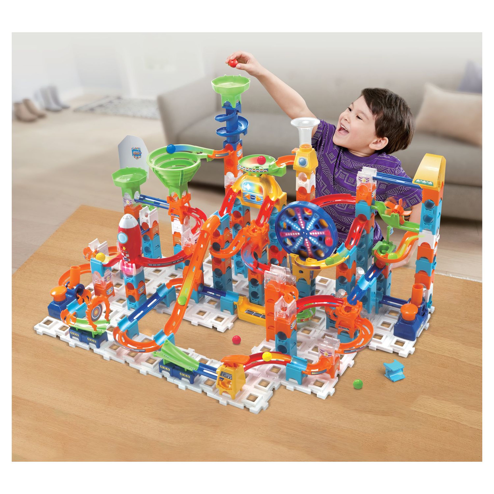 Voir la diapositive 3 : VTECH Circuit à billes - Marble Rush - Rocket Set Electronic M100E