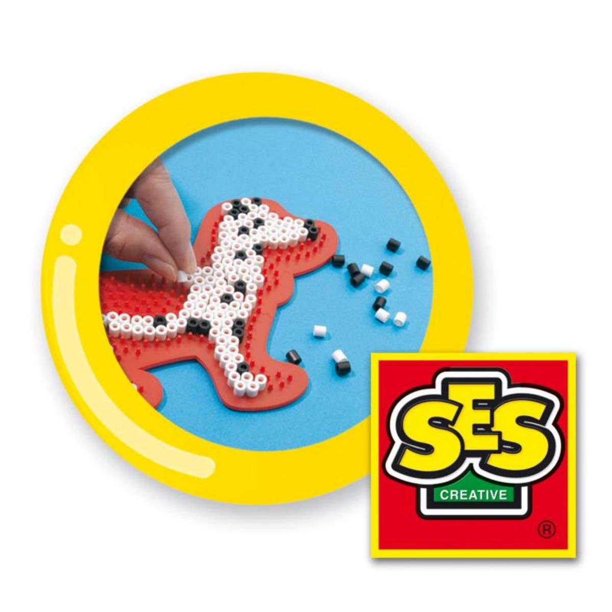 SES SES Plateau chien pour perles à repasser