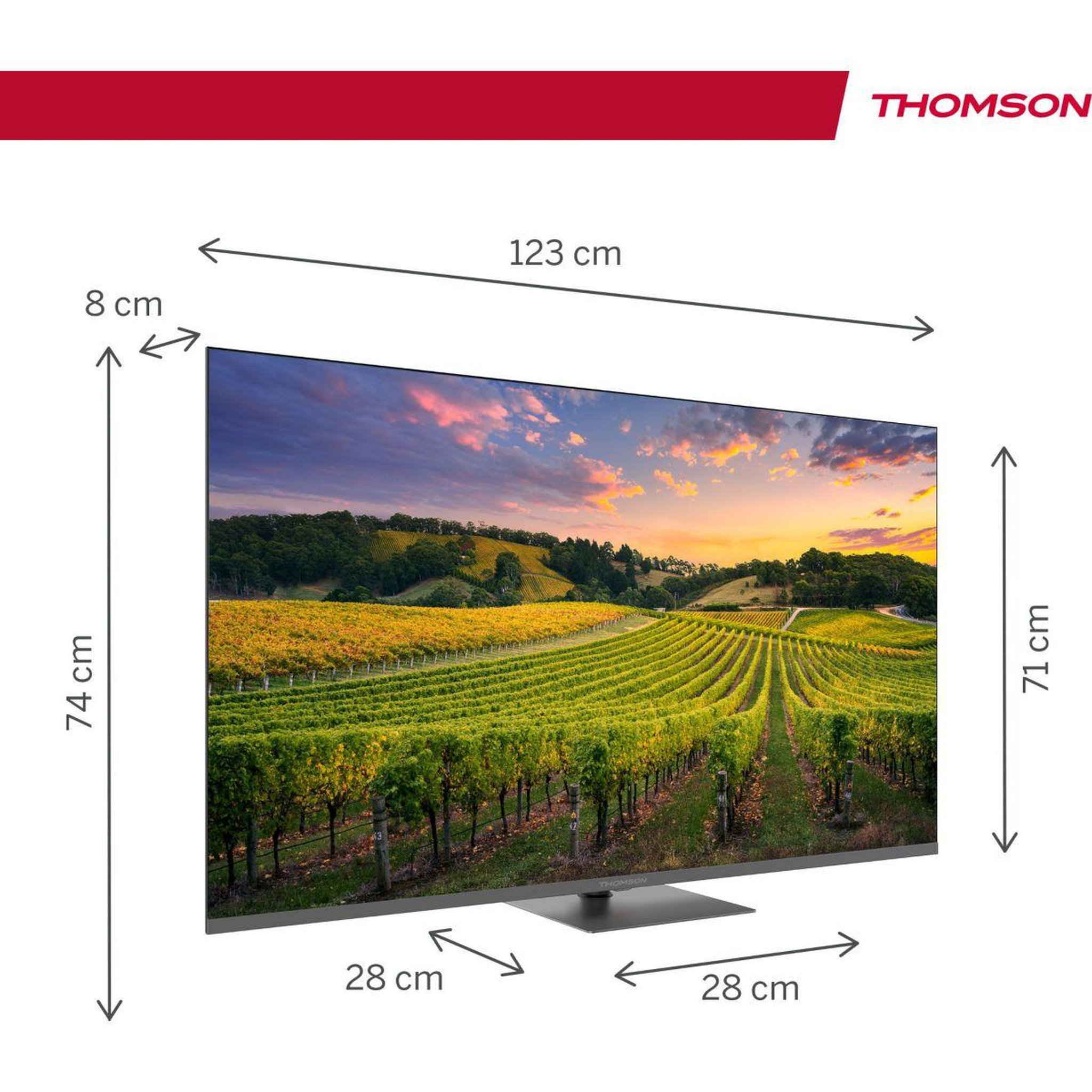 Voir la diapositive 5 : THOMSON TV QLED 55QG5C14-55 pouces (139cm)