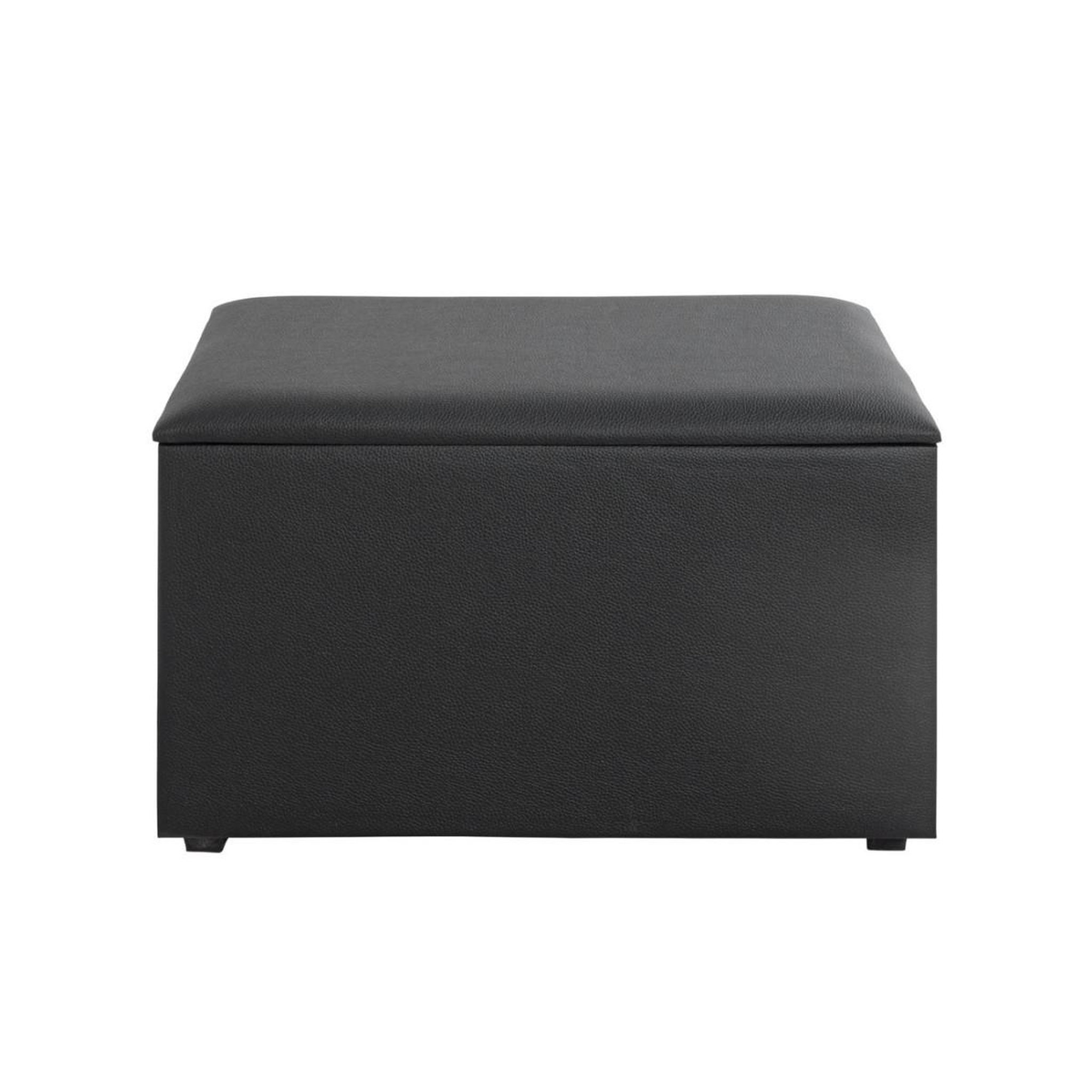Voir la diapositive 2 : Paris Prix Coffre de Rangement Design  Soldi  65cm Noir