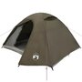 Voir la diapositive 4 : VIDAXL Tente de camping a dome 4 personnes marron impermeable
