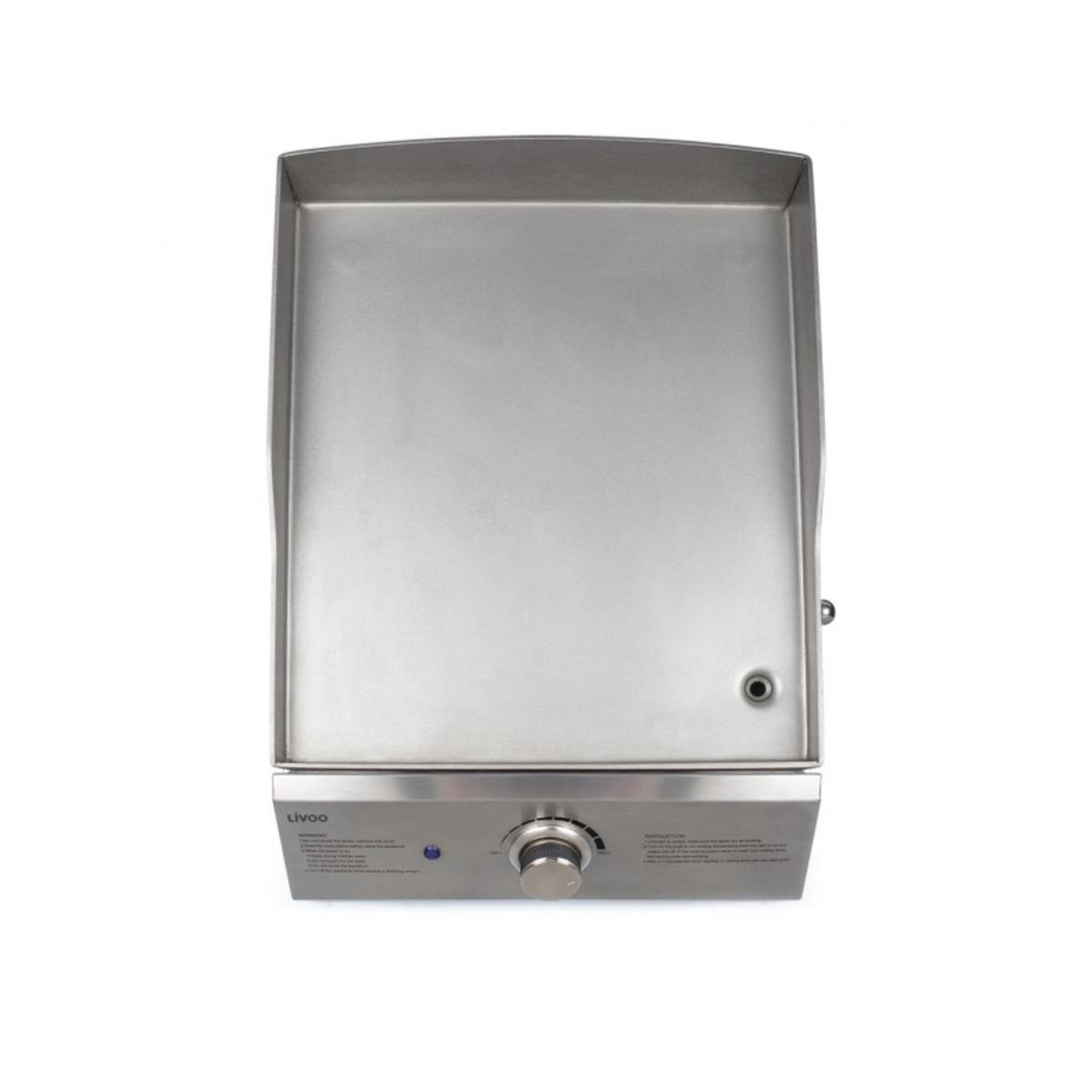 Voir la diapositive 4 : LIVOO Plancha électrique 2800w plaque inox - doc292